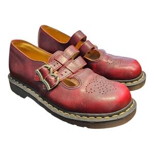 Dr. Martens 8065 Cherry Red Mary Jane